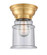Canton - 1 Light - 6 inch - Satin Gold - Flush Mount (3442|623-1F-SG-G184)