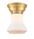 Bellmont - 1 Light - 6 inch - Satin Gold - Flush Mount (3442|623-1F-SG-G191)