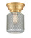 Stanton - 1 Light - 6 inch - Satin Gold - Flush Mount (3442|623-1F-SG-G262-LED)