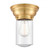 Dover - 1 Light - 6 inch - Satin Gold - Flush Mount (3442|623-1F-SG-G314-LED)