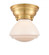 Olean - 1 Light - 7 inch - Satin Gold - Flush Mount (3442|623-1F-SG-G321-LED)