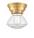 Olean - 1 Light - 7 inch - Satin Gold - Flush Mount (3442|623-1F-SG-G322-LED)