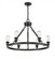 Saloon - 6 Light - 30 inch - Matte Black - Chain Hung - Chandelier (3442|830-BK-LED)