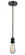 Edison - 1 Light - 2 inch - Matte Black - Cord hung - Mini Pendant (3442|100BK-10BR-1BK)