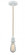 Whitney - 1 Light - 2 inch - White - Cord hung - Mini Pendant (3442|100W-10RE-0W)