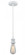 Edison - 1 Light - 2 inch - White - Cord hung - Mini Pendant (3442|100W-10W-1W)