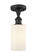 Clymer - 1 Light - 4 inch - Oil Rubbed Bronze - Semi-Flush Mount (3442|516-1C-OB-G801-LED)