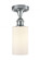 Clymer - 1 Light - 4 inch - Polished Chrome - Semi-Flush Mount (3442|516-1C-PC-G801-LED)