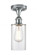 Clymer - 1 Light - 4 inch - Polished Chrome - Semi-Flush Mount (3442|516-1C-PC-G802-LED)