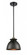 Adirondack - 1 Light - 8 inch - Black Antique Brass - Mini Pendant (3442|516-1S-BAB-M14-BK-LED)