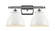 Adirondack - 2 Light - 18 inch - Polished Chrome - Bath Vanity Light (3442|516-2W-PC-M14-W-LED)