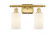 Clymer - 2 Light - 14 inch - Satin Gold - Bath Vanity Light (3442|516-2W-SG-G801-LED)