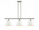 Adirondack - 3 Light - 36 inch - Polished Nickel - Stem hung - Island Light (3442|516-3I-PN-M14-W-LED)