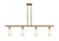 Clymer - 4 Light - 48 inch - Brushed Brass - Stem hung - Island Light (3442|516-4I-BB-G801-LED)