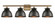 Adirondack - 4 Light - 38 inch - Brushed Brass - Bath Vanity Light (3442|516-4W-BB-M14-BK-LED)