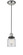 Bell - 1 Light - 5 inch - Polished Nickel - Cord hung - Mini Pendant (3442|201CBP-PNBK-G52)