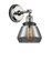 Fulton - 1 Light - 7 inch - Polished Nickel - Sconce (3442|203BP-PNBK-G173)