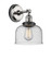 Bell - 1 Light - 8 inch - Polished Nickel - Sconce (3442|203BP-PNBK-G74)