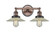Halophane - 2 Light - 18 inch - Antique Copper - Adjustable Bath Vanity Light (3442|208BP-ACBK-G2)