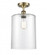 Cobbleskill - 1 Light - 9 inch - Antique Brass - Semi-Flush Mount (3442|516-1C-AB-G112-L)