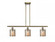 Cobbleskill - 3 Light - 36 inch - Antique Brass - Stem hung - Island Light (3442|516-3I-AB-G116)