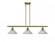 Orwell - 3 Light - 36 inch - Antique Brass - Stem hung - Island Light (3442|516-3I-AB-G132)