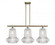 Springwater - 3 Light - 39 inch - Antique Brass - Stem hung - Island Light (3442|516-3I-AB-G212)
