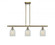 Caledonia - 3 Light - 36 inch - Antique Brass - Stem hung - Island Light (3442|516-3I-AB-G2511-LED)