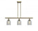 Caledonia - 3 Light - 36 inch - Antique Brass - Stem hung - Island Light (3442|516-3I-AB-G257)