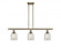 Caledonia - 3 Light - 36 inch - Antique Brass - Cord hung - Island Light (3442|516-3I-AB-G259)