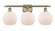 Athens - 3 Light - 28 inch - Antique Brass - Bath Vanity Light (3442|516-3W-AB-G121-LED)