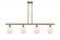 Belfast - 4 Light - 48 inch - Antique Brass - Stem hung - Island Light (3442|516-4I-AB-G101-LED)