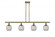 Belfast - 4 Light - 48 inch - Antique Brass - Cord hung - Island Light (3442|516-4I-AB-G104)