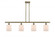 Cobbleskill - 4 Light - 48 inch - Antique Brass - Stem hung - Island Light (3442|516-4I-AB-G111-LED)