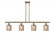 Cobbleskill - 4 Light - 48 inch - Antique Brass - Stem hung - Island Light (3442|516-4I-AB-G116-LED)