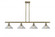 Orwell - 4 Light - 48 inch - Antique Brass - Stem hung - Island Light (3442|516-4I-AB-G132)