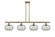 Gorham - 4 Light - 48 inch - Antique Brass - Stem hung - Island Light (3442|516-4I-AB-G249)