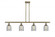 Caledonia - 4 Light - 48 inch - Antique Brass - Stem hung - Island Light (3442|516-4I-AB-G257)