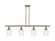 Candor - 4 Light - 48 inch - Antique Brass - Stem hung - Island Light (3442|516-4I-AB-G352)