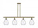 Waverly - 4 Light - 48 inch - Antique Brass - Stem hung - Island Light (3442|516-4I-AB-G372-LED)