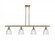 Castile - 4 Light - 48 inch - Antique Brass - Cord hung - Island Light (3442|516-4I-AB-G382)