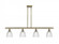 Castile - 4 Light - 48 inch - Antique Brass - Stem hung - Island Light (3442|516-4I-AB-G382)