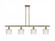 Niagara - 4 Light - 48 inch - Antique Brass - Stem hung - Island Light (3442|516-4I-AB-G402)