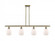 Eaton - 4 Light - 48 inch - Antique Brass - Stem hung - Island Light (3442|516-4I-AB-G81)