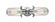 Centri - 2 Light - 22 inch - Polished Chrome - Bath Vanity Light (3442|900-2W-PC-CE231-PC-CL-LED)