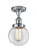 Beacon - 1 Light - 6 inch - Polished Chrome - Semi-Flush Mount (3442|916-1C-PC-G202-6)