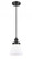 Cone - 1 Light - 6 inch - Matte Black - Cord hung - Mini Pendant (3442|916-1P-BK-G61)