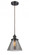Cone - 1 Light - 8 inch - Oil Rubbed Bronze - Cord hung - Mini Pendant (3442|916-1P-OB-G43-LED)