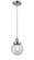 Beacon - 1 Light - 6 inch - Polished Chrome - Cord hung - Mini Pendant (3442|916-1P-PC-G204-6)