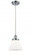 Cone - 1 Light - 8 inch - Polished Chrome - Cord hung - Mini Pendant (3442|916-1P-PC-G41)
